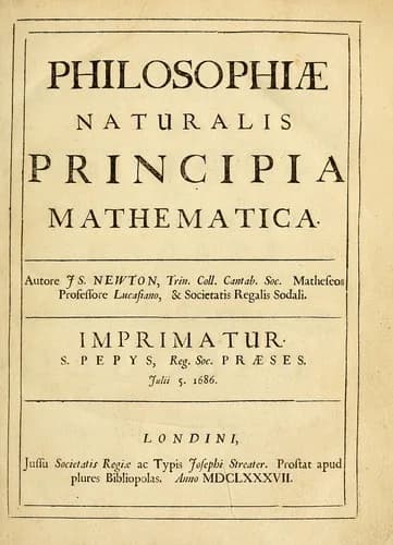 Principia Mathematica by Isaac Newton — book cover