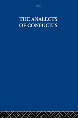 The Analects by Confucius — book cover