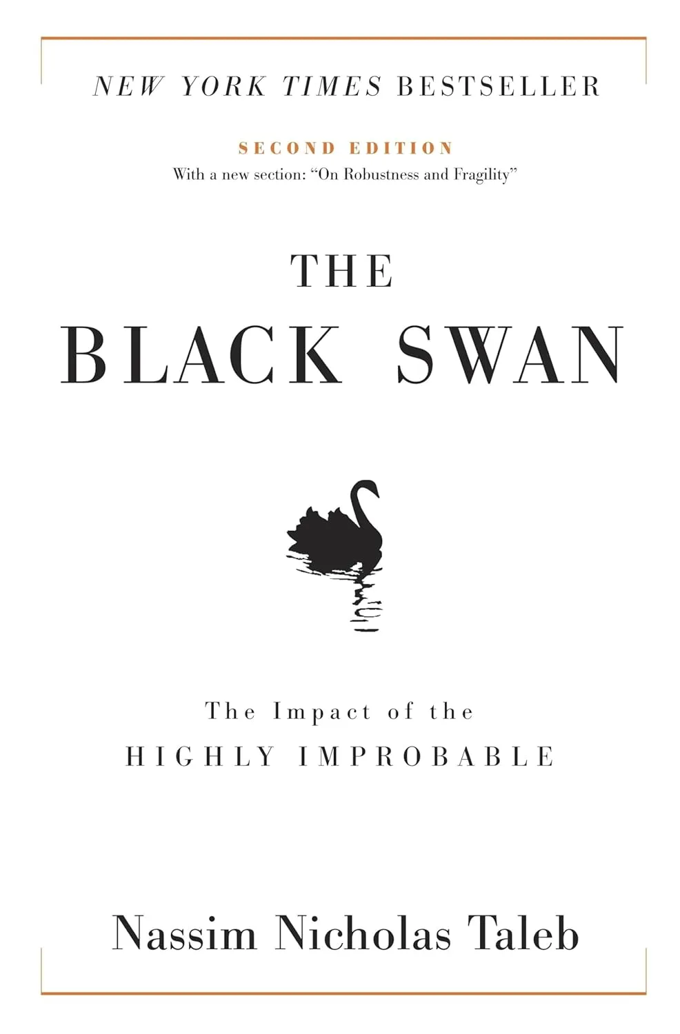 The Black Swan by Nassim Nicholas Taleb — book cover