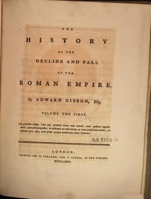 The Decline and Fall of the Roman Empire by Edward Gibbon — book cover