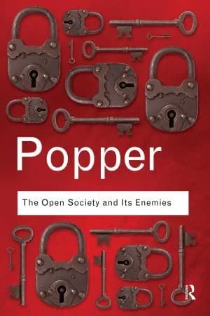 The Open Society and Its Enemies by Karl Popper — book cover