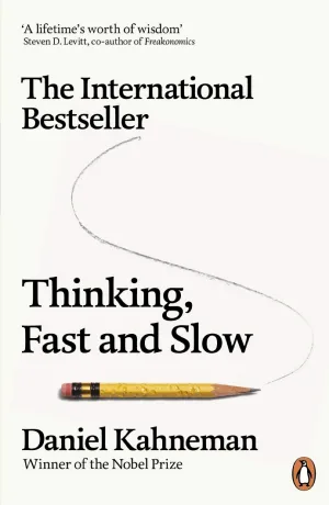 Thinking, Fast and Slow by Daniel Kahneman — book cover