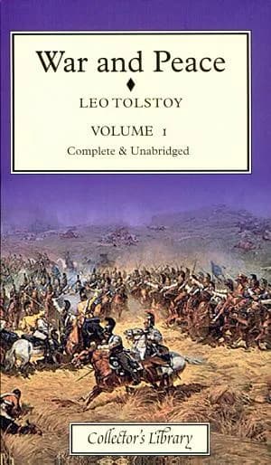 War and Peace by Leo Tolstoy — book cover