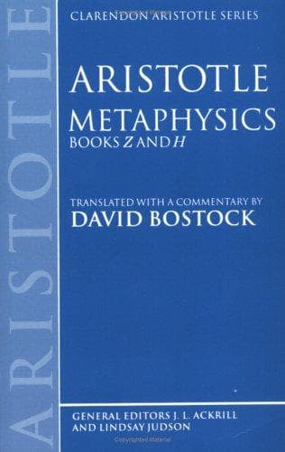 Metaphysics by Aristotle — book cover