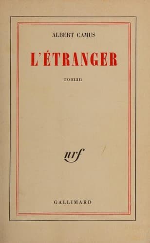 The Stranger by Albert Camus — book cover