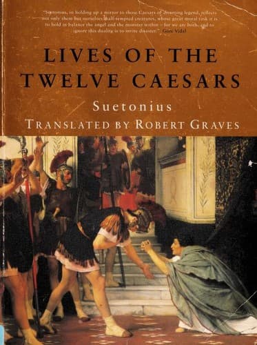 The Twelve Caesars by Suetonius — book cover