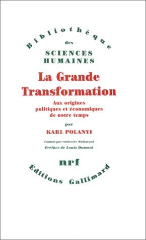 The Great Transformation by Karl Polanyi — book cover