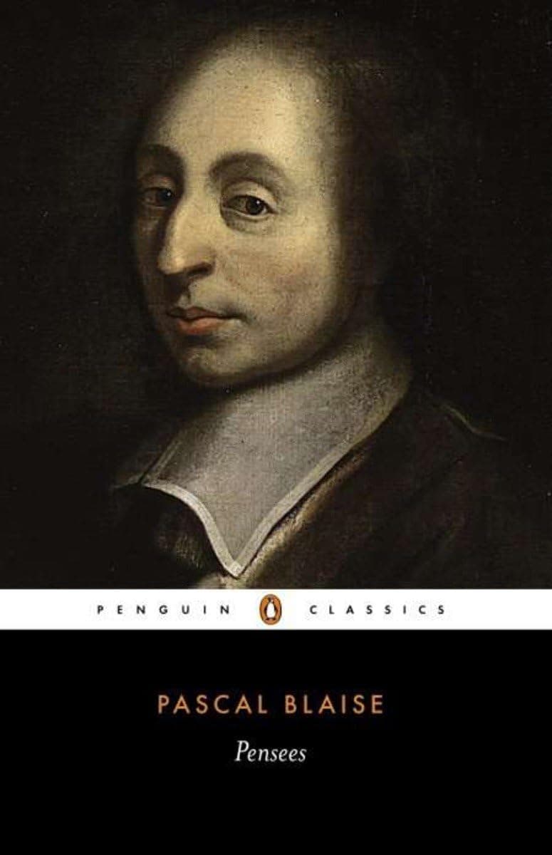 Pensées by Blaise Pascal — book cover
