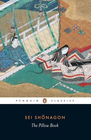 The Pillow Book by Sei Shōnagon — book cover