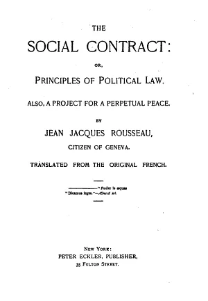 Cover of The Social Contract
